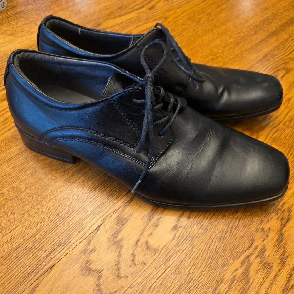 Madden Mens Black Lace Up Oxford Dress Shoes Formal Business‎ Size 9.5 Office